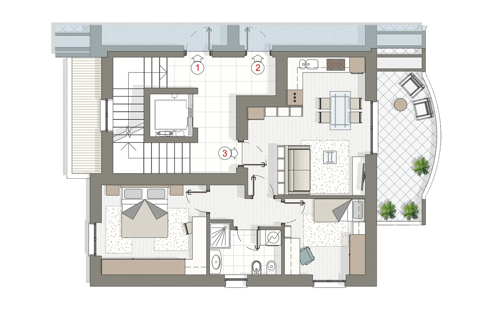 residenza-icerri-cerro-maggiore-pianta-trilocale-N3